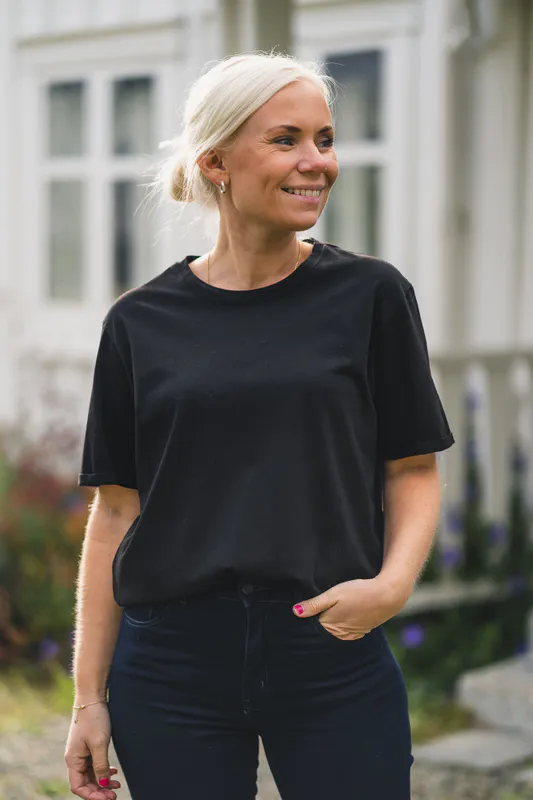 Terina Organic Tee Black 
