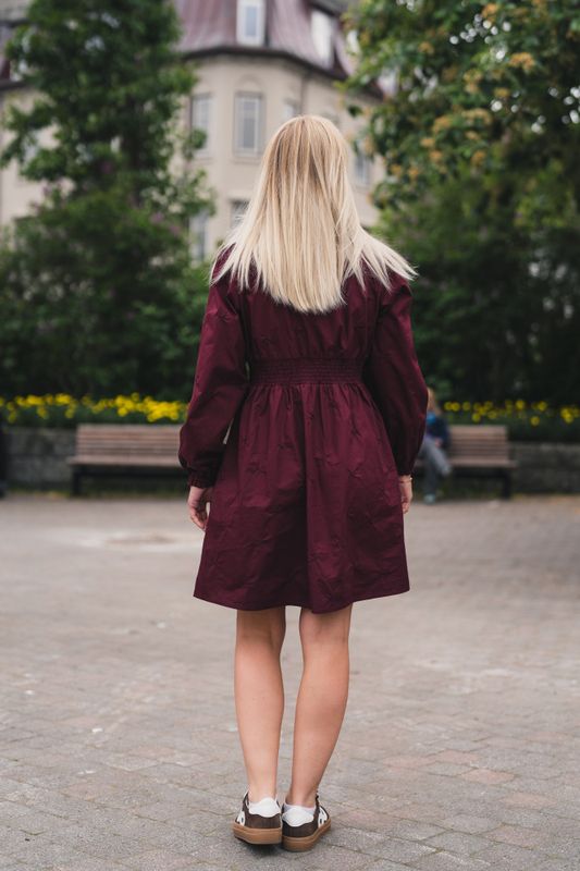 Mila Dress Bordeaux 
