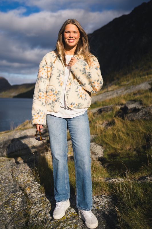 Rype Fleece Jacket Light Yellow Mix 