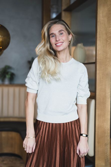 Hovedbilde Varaia Pullover Whitecap Gray With Lurex