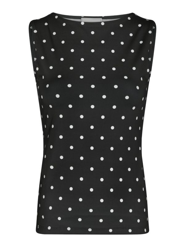 Ditty Jersey Dot Top Black 
