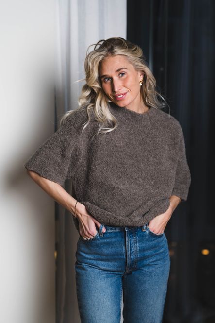 Hovedbilde Zolly Sweater Taupe Melange 