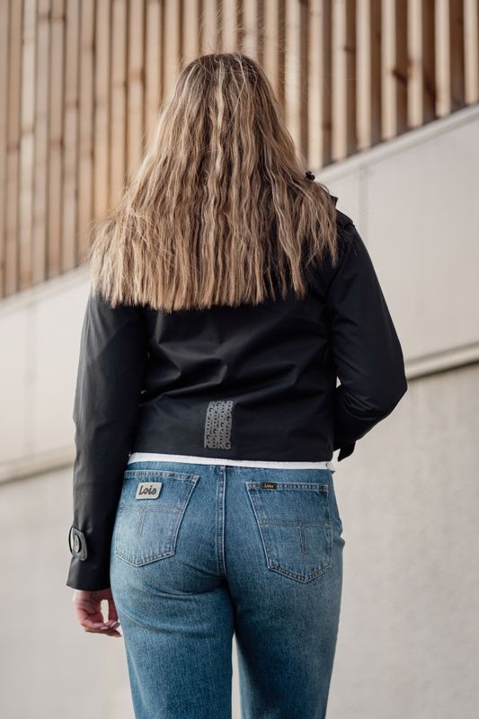 Skydekke Trench New Black 