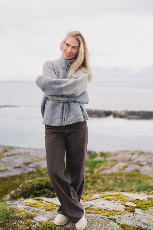 Tine Cardigan Light Blue Mix 