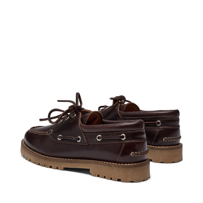Alvina Leather Dark Brown 