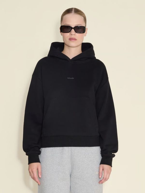 W Regular Hoodie Black 