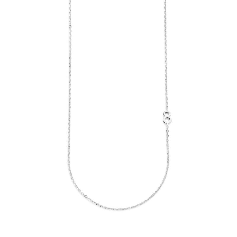 Big Number Necklace Silver- 50L - 8
