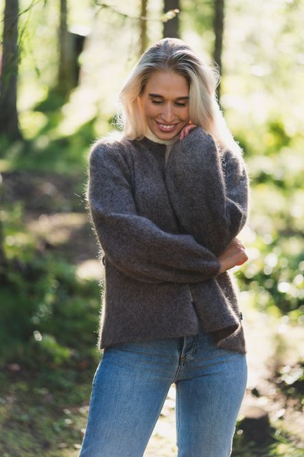 Hovedbilde Fredrikke Chunky Cardigan Brown 