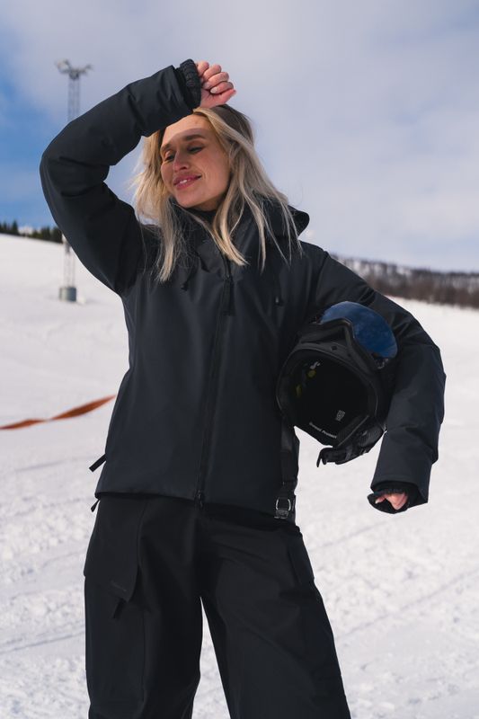 W Tryvann Light Down Jacket Dark Grey 