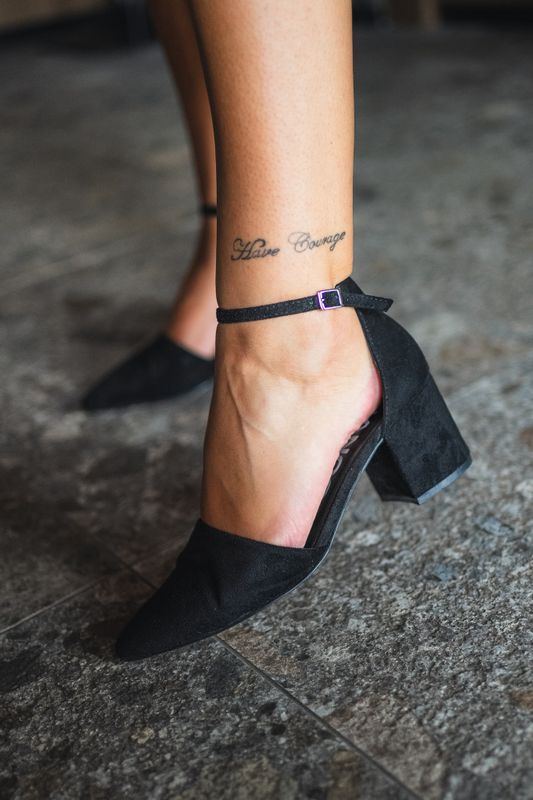 Devived Pump Micro Suede Black 