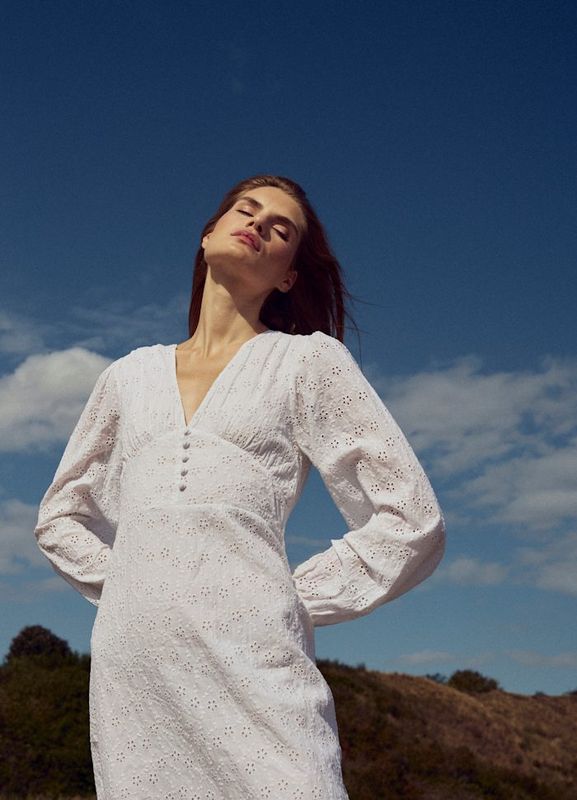 Lilith Maxi Dress White 