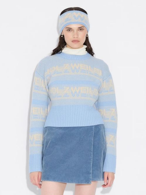 Hovedbilde Ski Cropped Crew Light Blue 