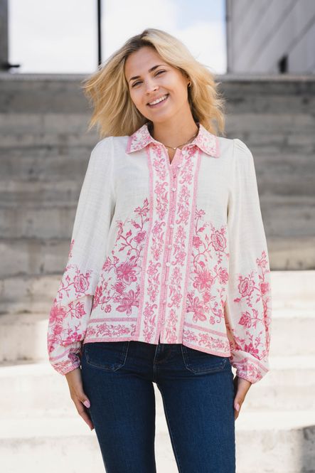 Hovedbilde Coralina LS Shirt Pristine Coralina Print 