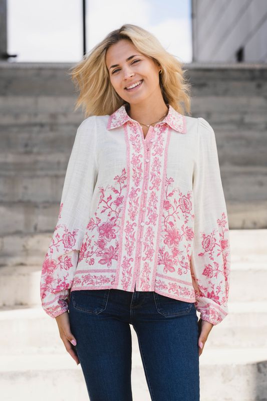 Coralina LS Shirt Pristine Coralina Print 