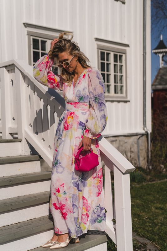 Viscose V-Neck Dress Breeze 