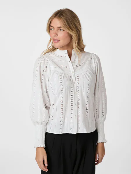 Hovedbilde Wenna Embroidery Blouse White 