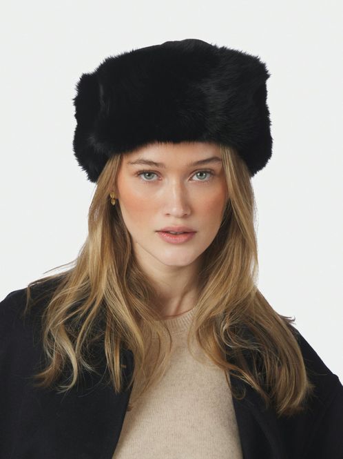 Hovedbilde Nappi Faux Fur Hat Black 