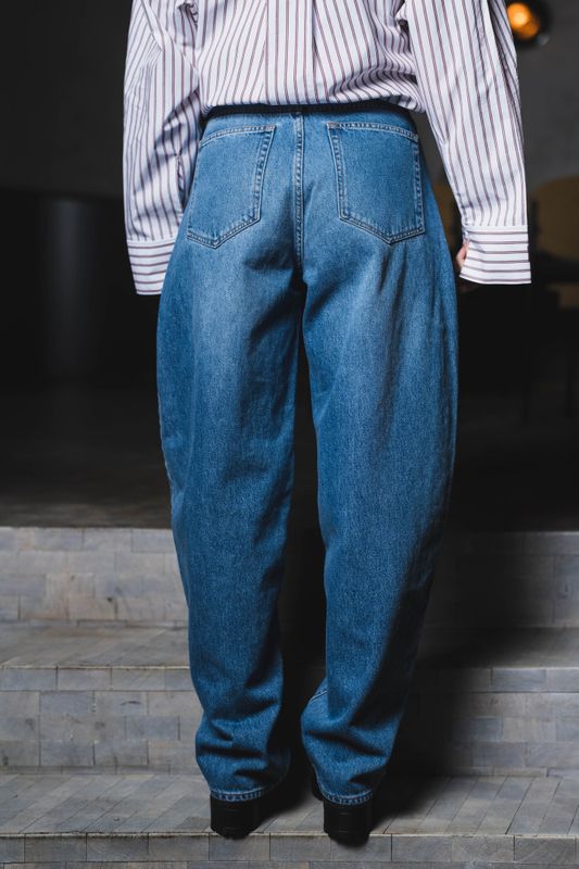 Reign Barrel Jeans M.Blue 