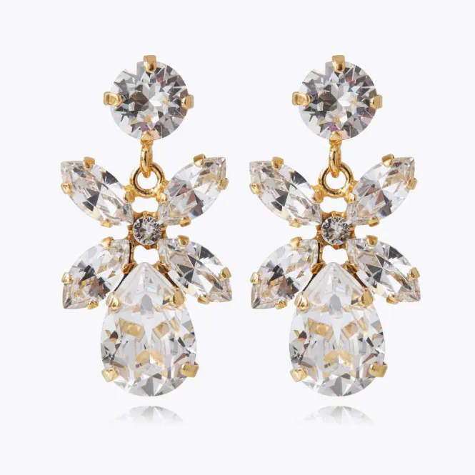 Hovedbilde Mini Dione Earrings Gold Crystal 