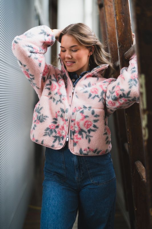 Rype Fleece Jacket Light Pink Mix 