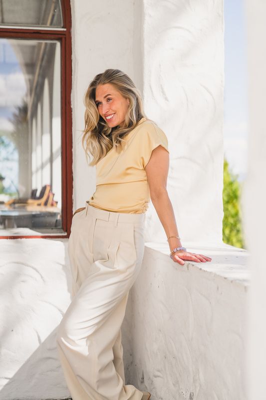 Demi Top Butter Yellow 