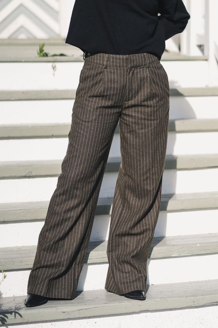 Hovedbilde Moon Stripe 24 Trousers Brown 
