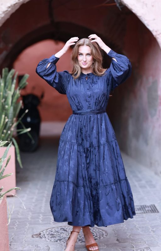 Doris Long Dress Midnight 