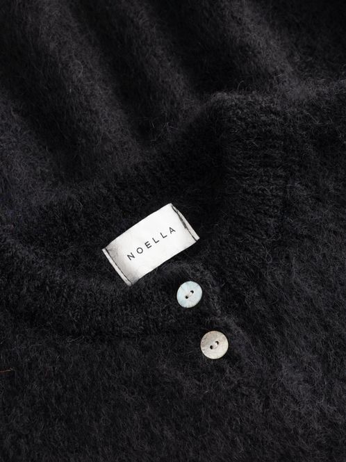Hovedbilde Kae Mohair Cardigan Black 
