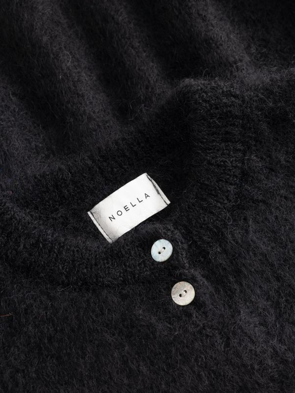 Kae Mohair Cardigan Black 