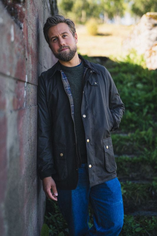 Ashby Wax Jacket Olive 
