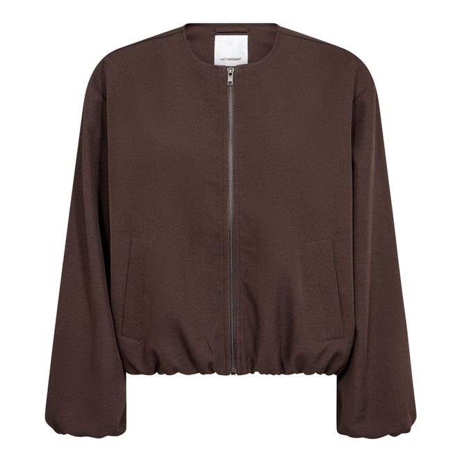 Hovedbilde Luna Balloon Zip Jacket Dark Brown 