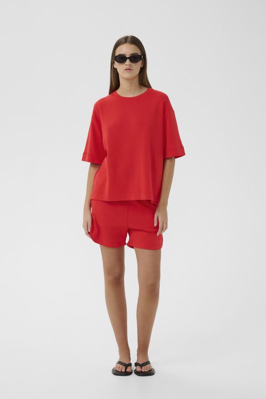 Pannie Oversize T-Shirt Poppy Red 