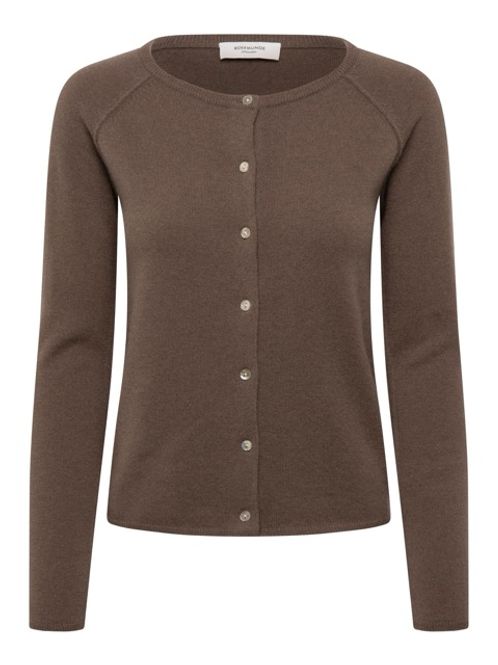 Hovedbilde Laica Cashmere LS O-Neck Raglan Cardigan Walnut 