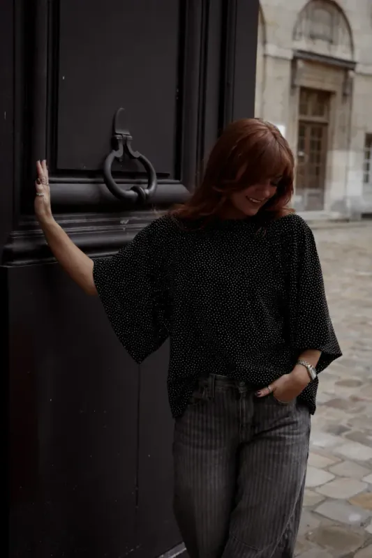 Stardust T-Shirt Black & Silver 