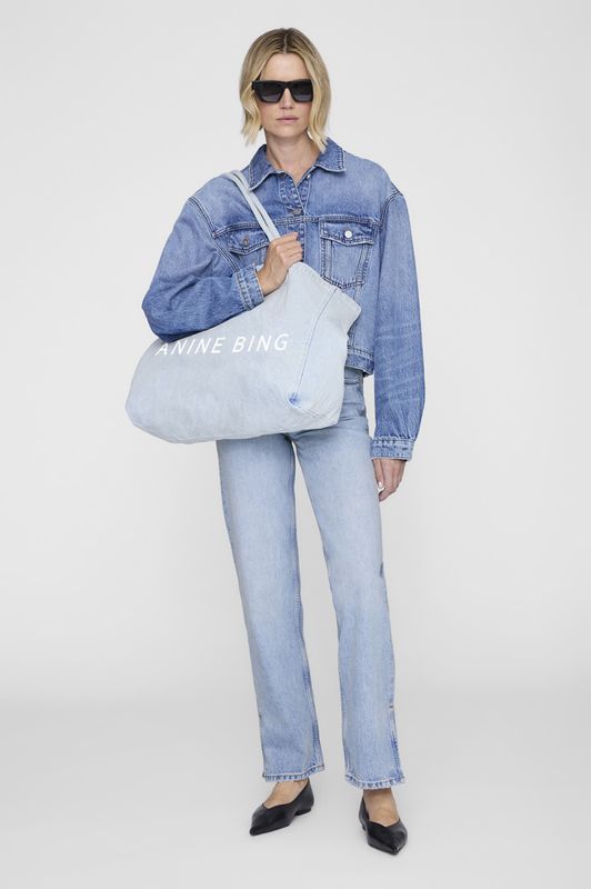 Leo Denim Tote Lucid Washed Blue 