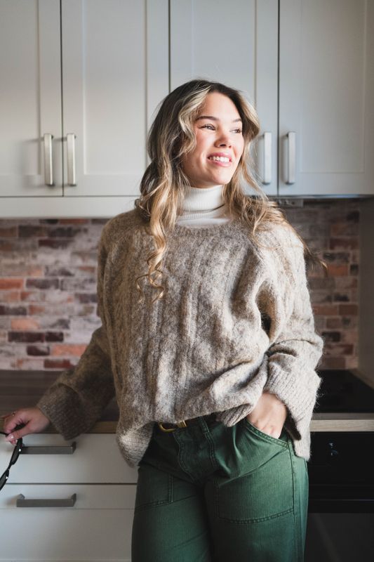 Cozy Sweater Beige Melange 