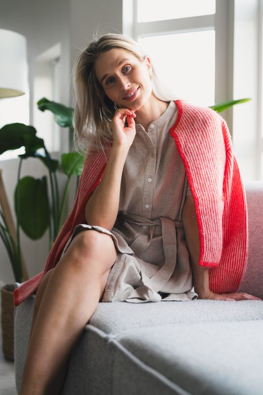 Pennie Ginia 2/4 Shirt Dress Sand 