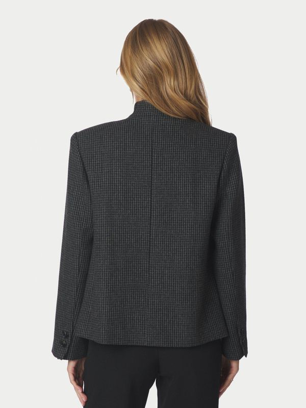 Paria Check Blazer Dark Grey 
