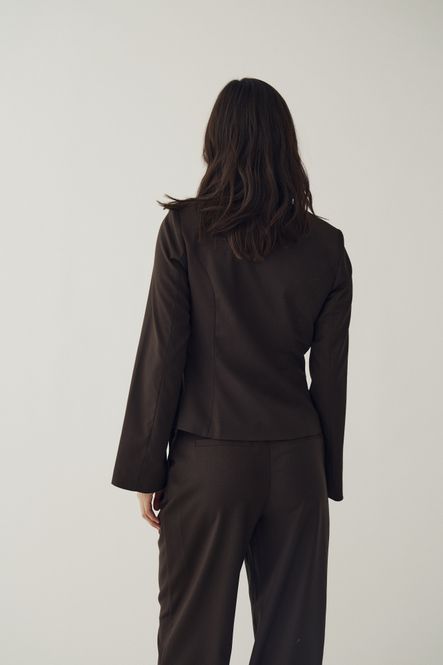 Hovedbilde Kasaundra LS Blazer Chocolate 