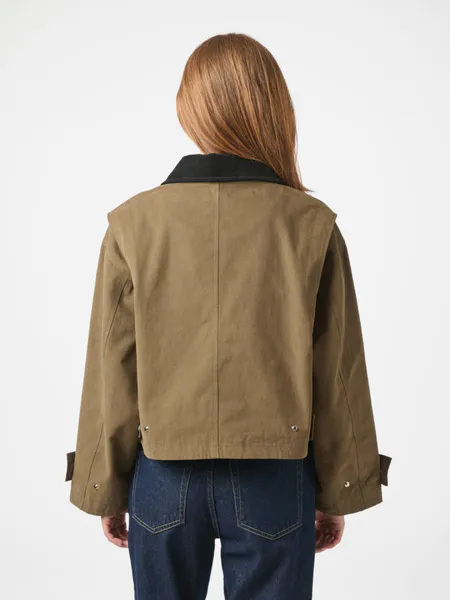 Hovedbilde Rivera Canvas Boxy Jacket Army 