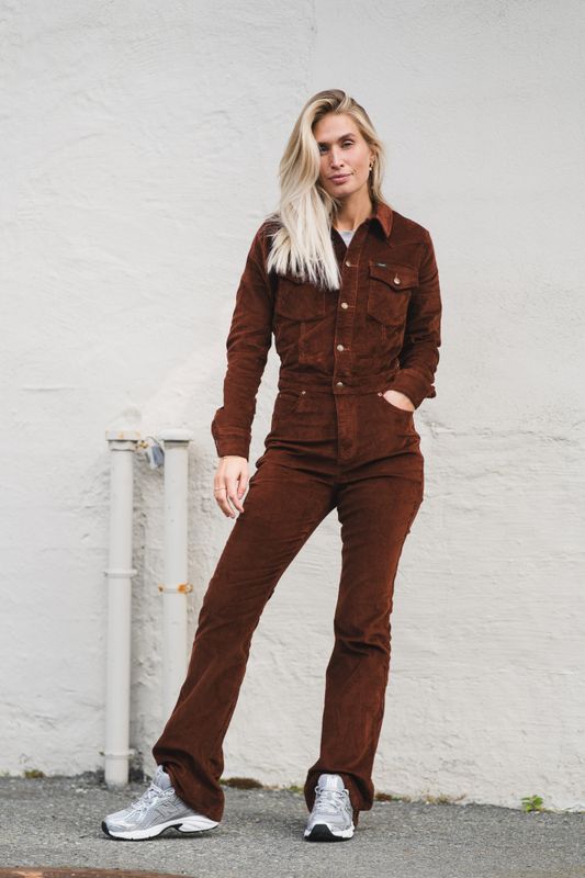 Western Jumpsuit Luxe Brown 