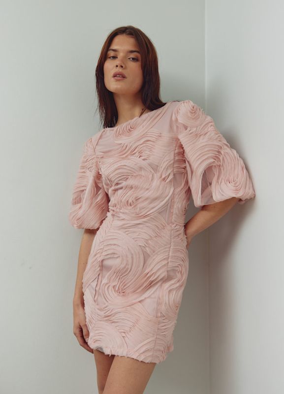Michaela Dress Baby Pink 