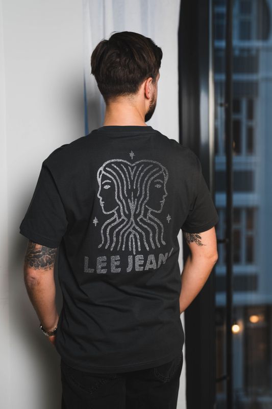 SS Relaxed Graphic Tee Washed Black 