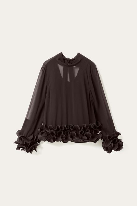 Hovedbilde Latanietta Blouse Chocolate 