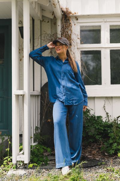 Hovedbilde Scarlett Shirt Medium Wash Blue Denim 