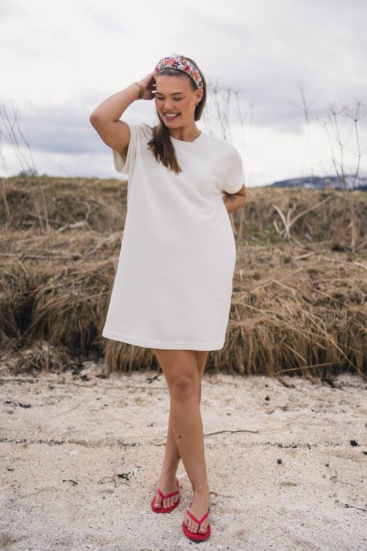 Hapylife Dress Vintage Dove 