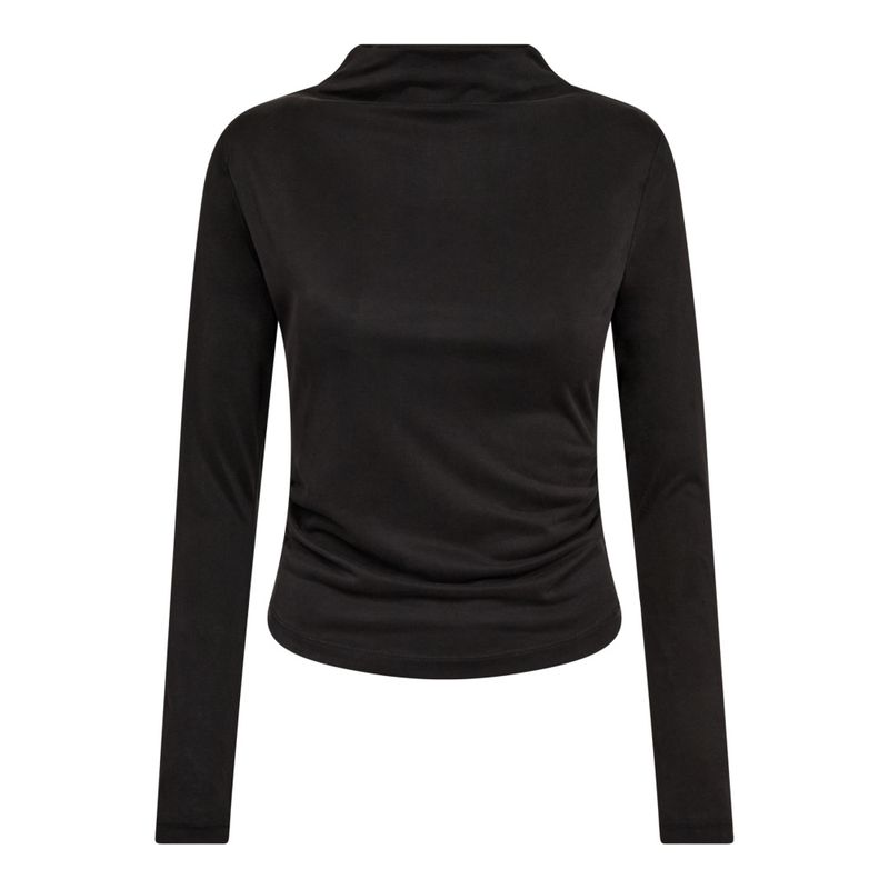 Camilla Padded LS Blouse Black 