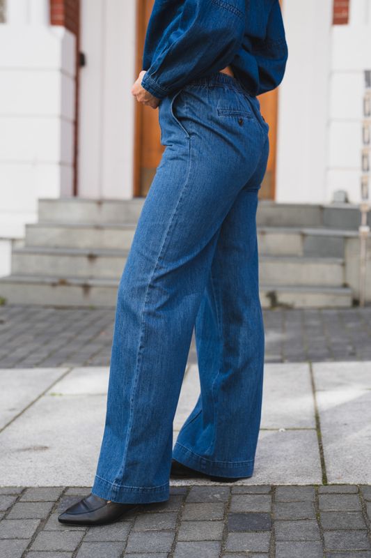 Sarana Pants Medium Dark Blue 