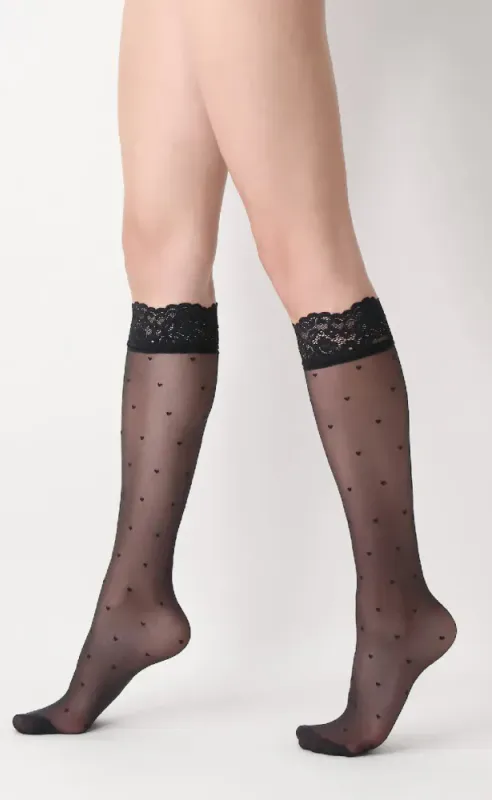 Knee Highs Sweetie Black 