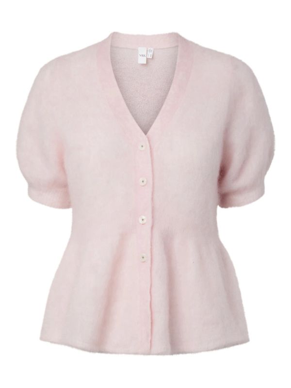 Tilde SS Mohair Blend Knit Cardigan Pale Lilac 